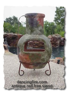 chiminea, pinion wood