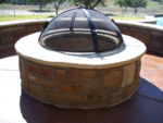 fire pit screen, fire pit top, fire pit cover, custom fire pit screen