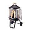 chiminea, cast iron chiminea, pinon wood, chimenea, cast chiminea, firepit, fire pit, firepits, fire pits, outdoor fireplace, patio fireplace, patio firepit, chiminea paint